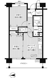 ピエス綱島の物件間取画像